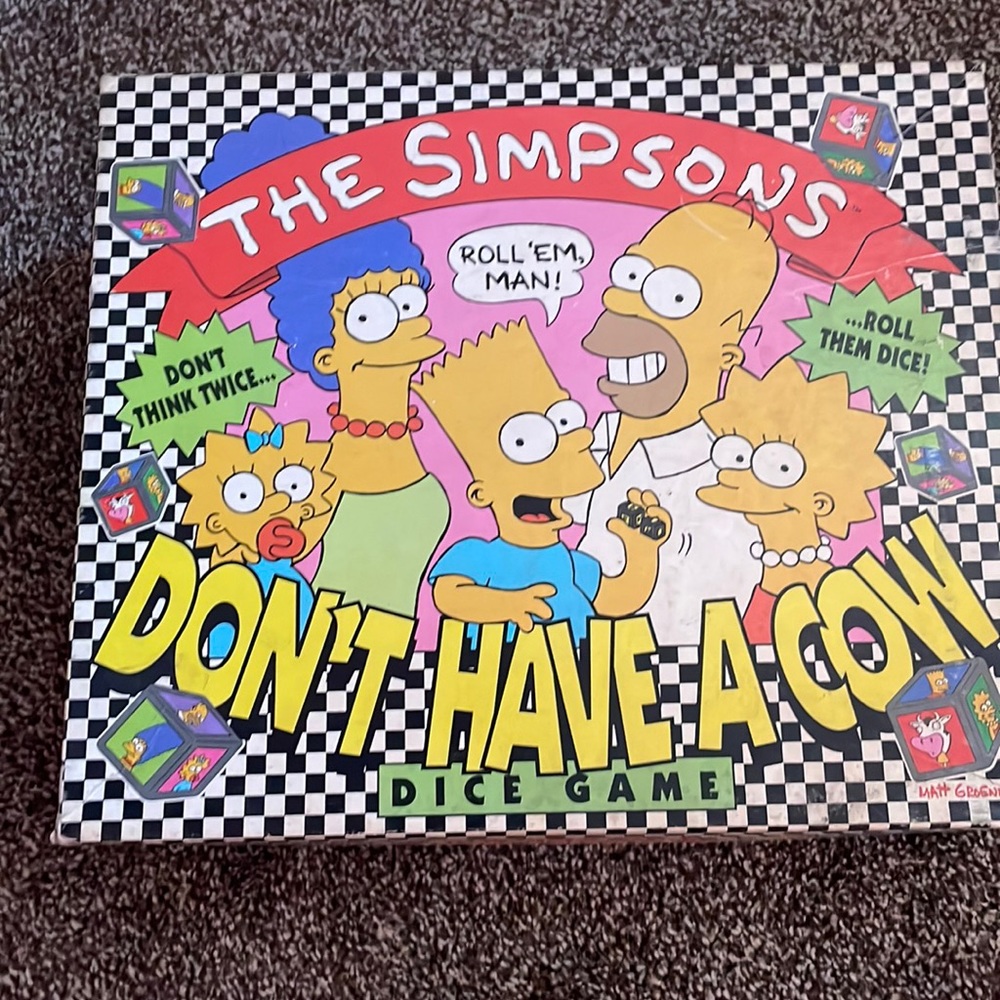 The Simpsons Don’t have a cow game, used